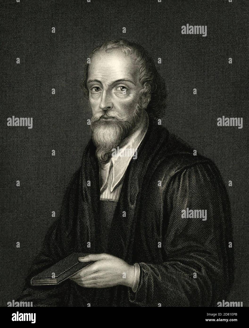 NICHOLAS RIDLEY (c 1500-1555) Bishop anglais de Londres Banque D'Images