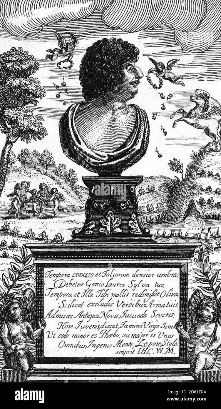 ROBERT HERRICK (1591-1674) poète et religieux anglais Banque D'Images