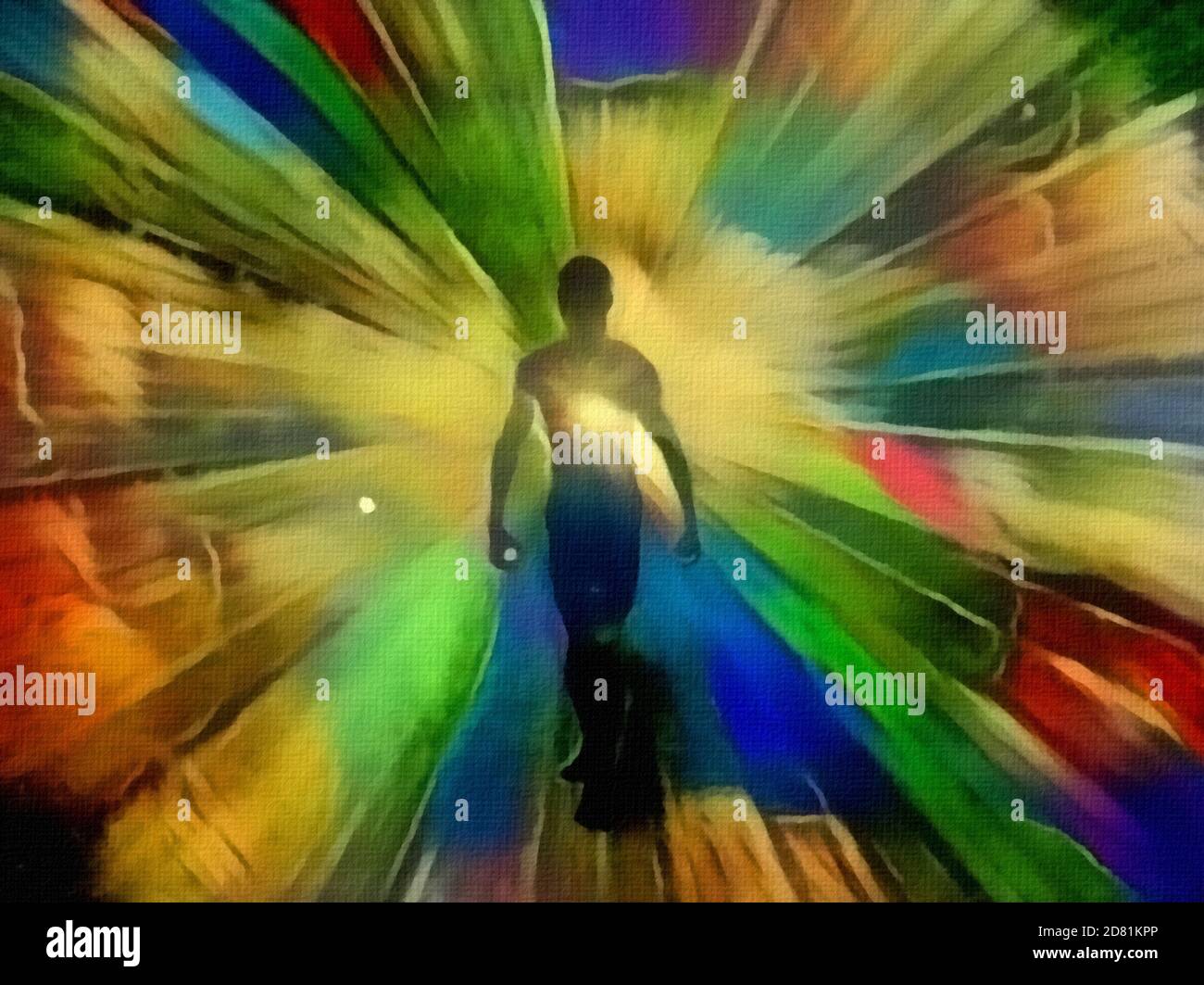 Âme ou aura Banque D'Images