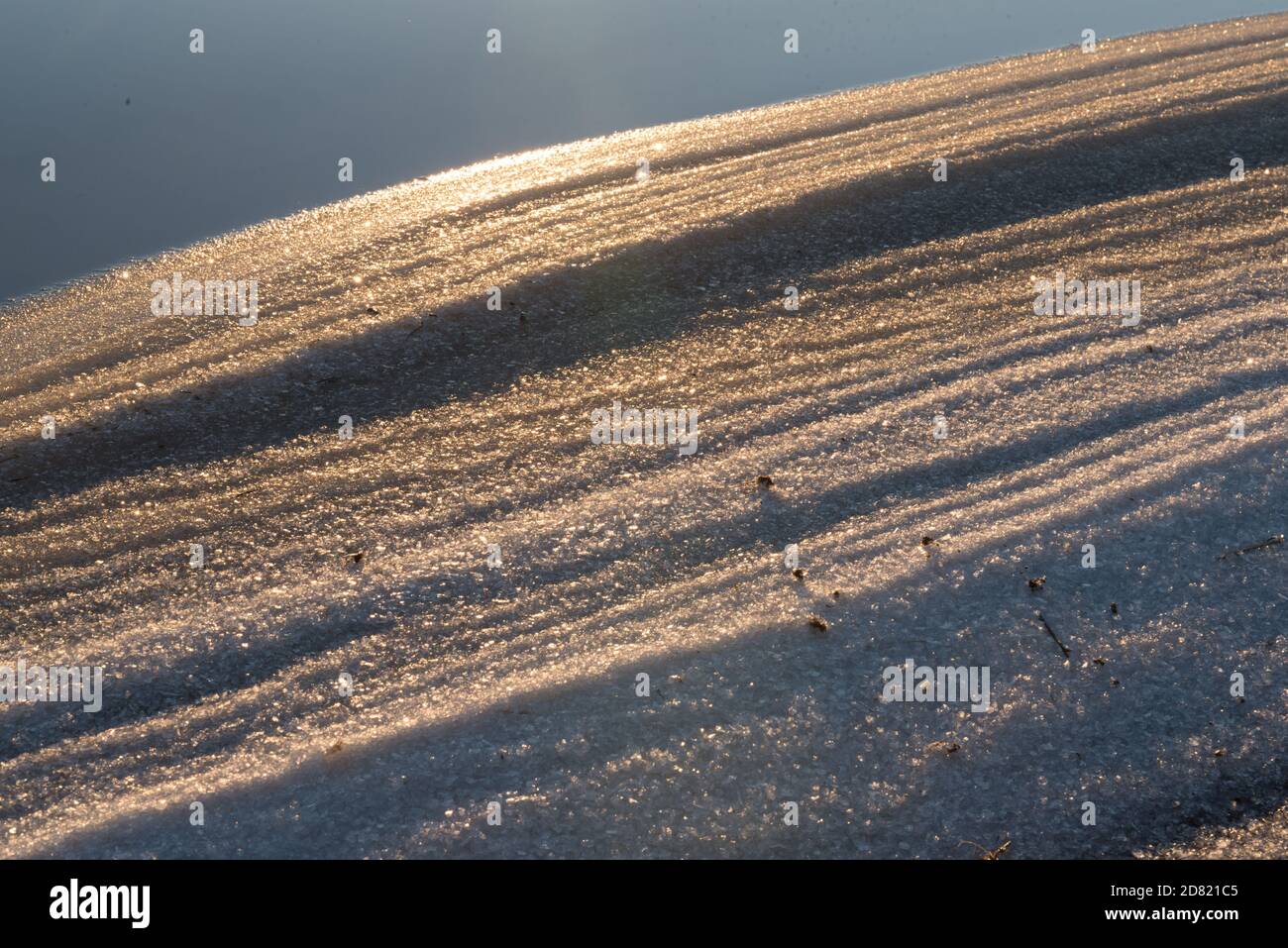 Le sulfate de Soudium comme phénomène naturel à Epecuen, province de Buenos Aires, Argentine Banque D'Images