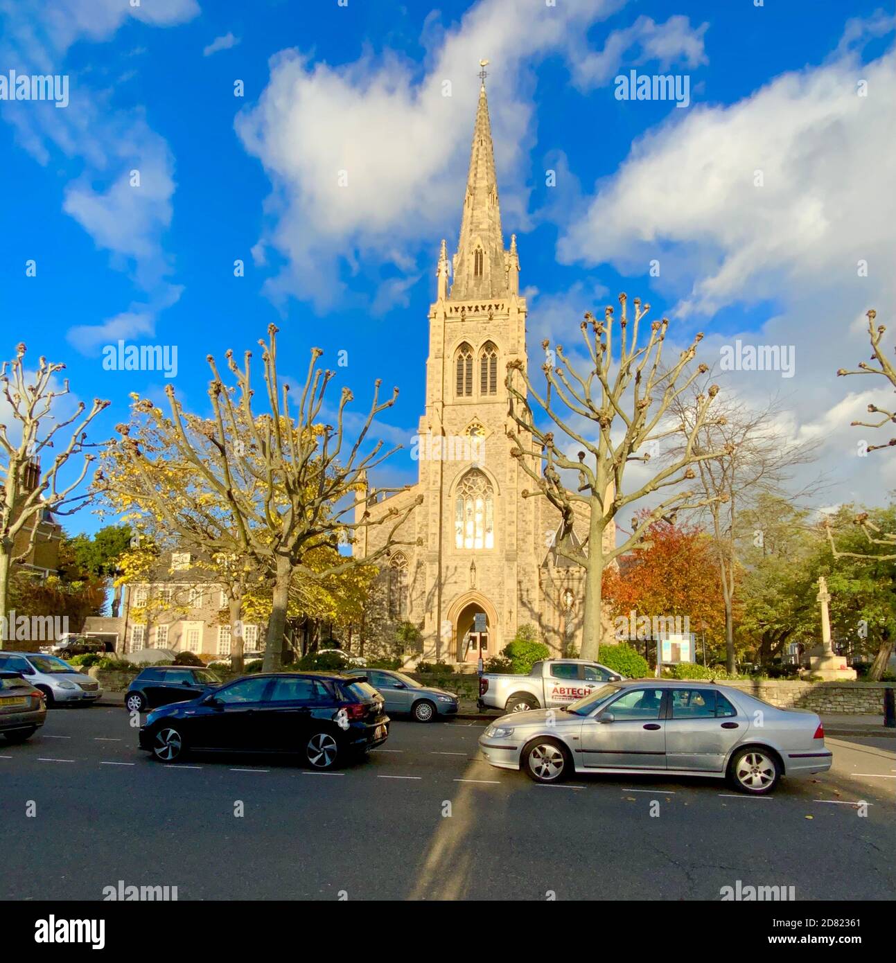 Eglise St Marc au coin de HamiltonTerrace & Abercorn Placer Banque D'Images