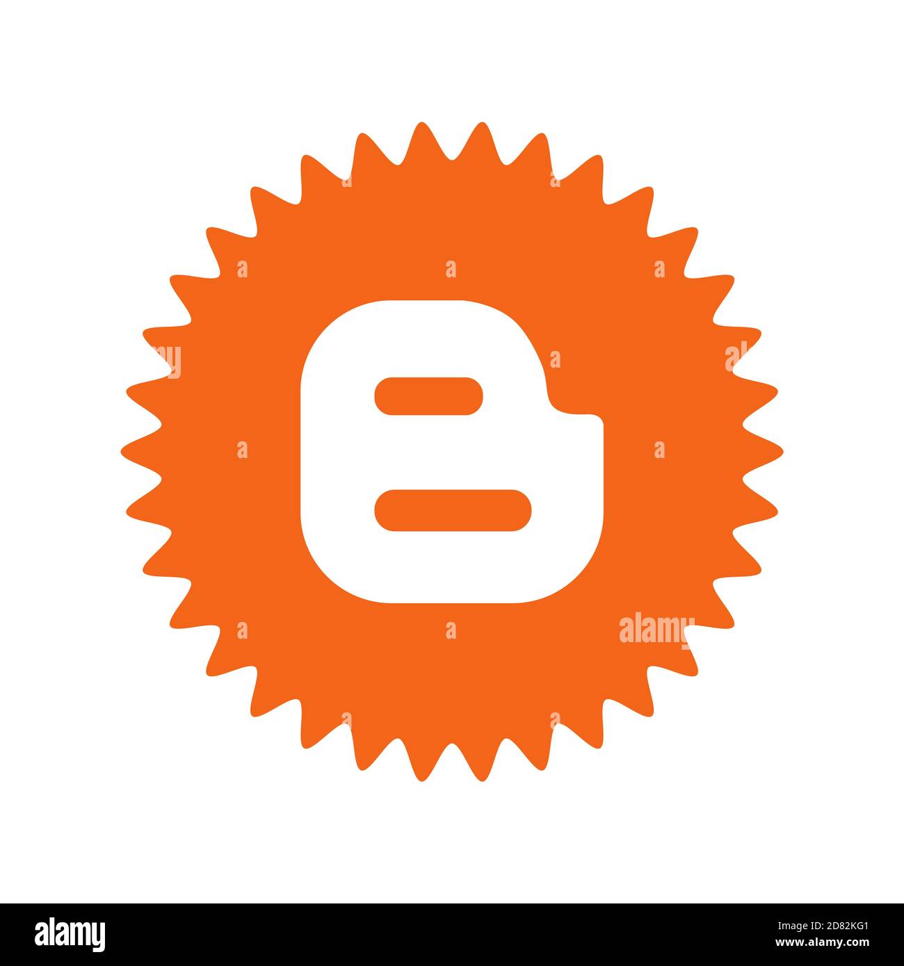 Logo Blogger. Blogger est un service de publication de blog. Icône de l'application communication . Kharkiv, Ukraine - juin 2020 Banque D'Images