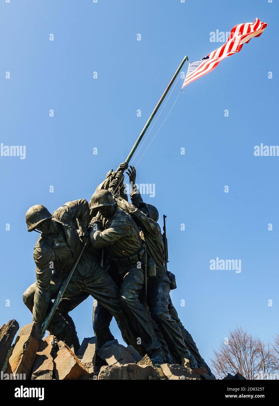 Marine Corps War Memorial Banque D'Images