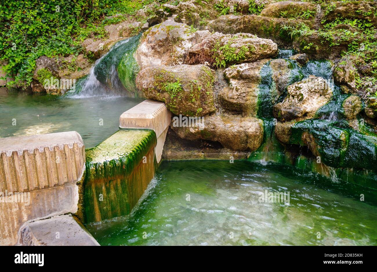 Parc national de Hot Springs Banque D'Images