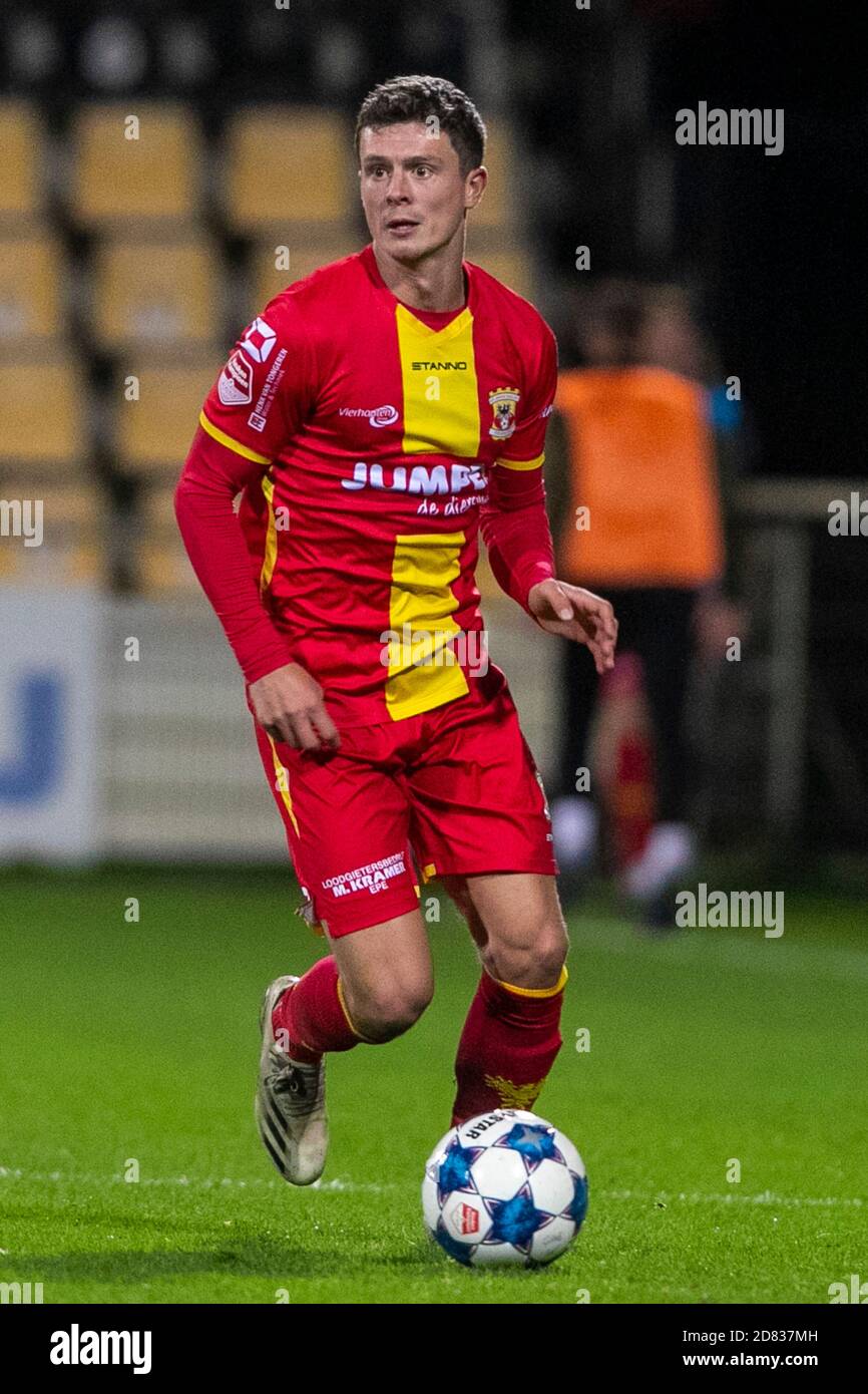 Deventer, pays-Bas. 26 octobre 2020. DEVENTER, Stade de Adelaarshorst, 26-10-2020, saison 2020/2021, néerlandais TOTO KNVB Beker. Résultat final 6-0, GA Eagles joueur Bas Kuipers pendant le match Vas-y Eagles - NAC Credit: Pro Shots/Alamy Live News Banque D'Images