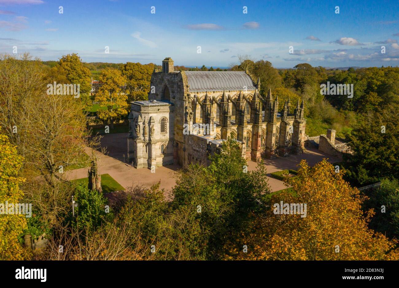 Rosslyn Chapel Roslin Edinburgh, Midlothian. Ecosse Royaume-Uni photo Phil Wilkinson / Alay Banque D'Images