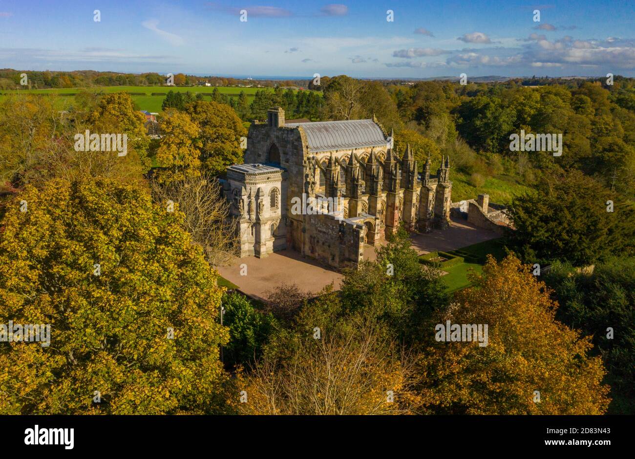 Rosslyn Chapel Roslin Edinburgh, Midlothian. Ecosse Royaume-Uni photo Phil Wilkinson / Alay Banque D'Images