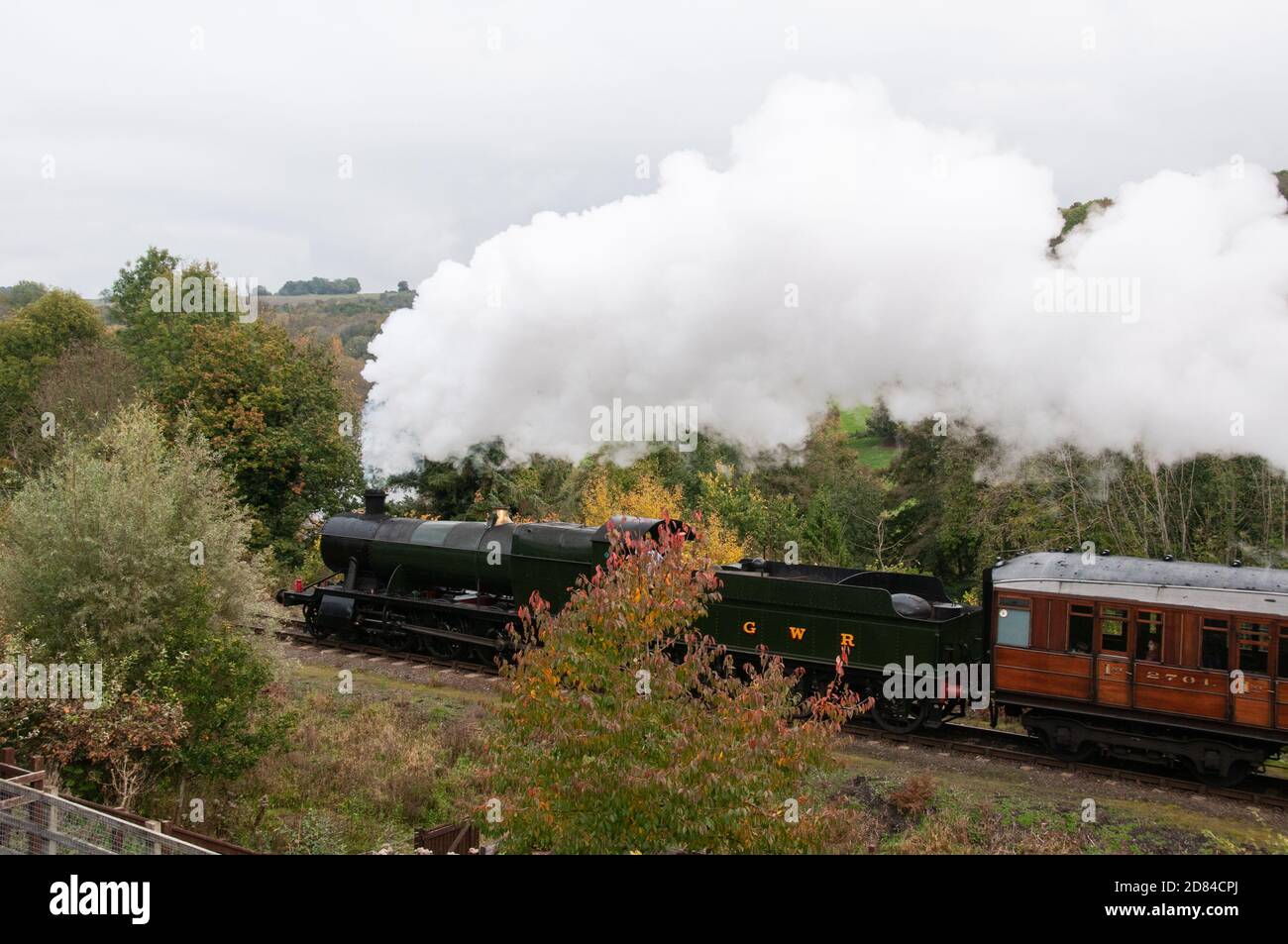 Autour du Royaume-Uni - Images du Severn Valley Railway, Worcestershire, Angleterre. La ligne partant de Kidderminster et Bridgnorth. Banque D'Images