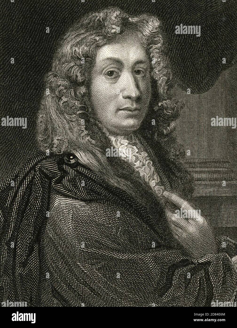 JOHN DRYDEN (1632-1700) poète et dramaturge anglais Banque D'Images