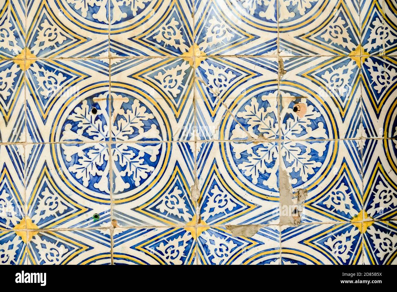 Mosaïque azulejo portugal Banque D'Images