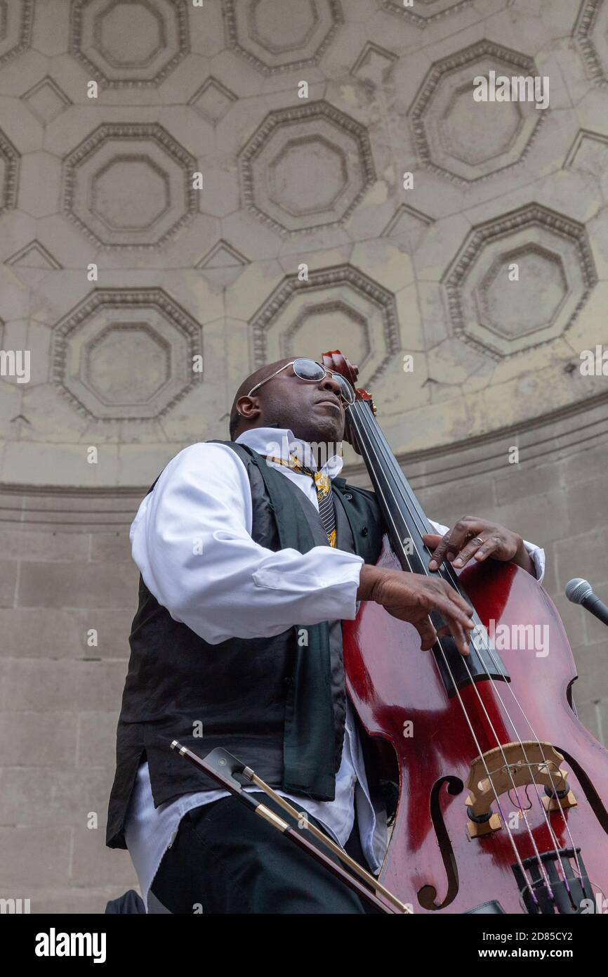 La musique jazz dans une culture diversifiée Banque D'Images