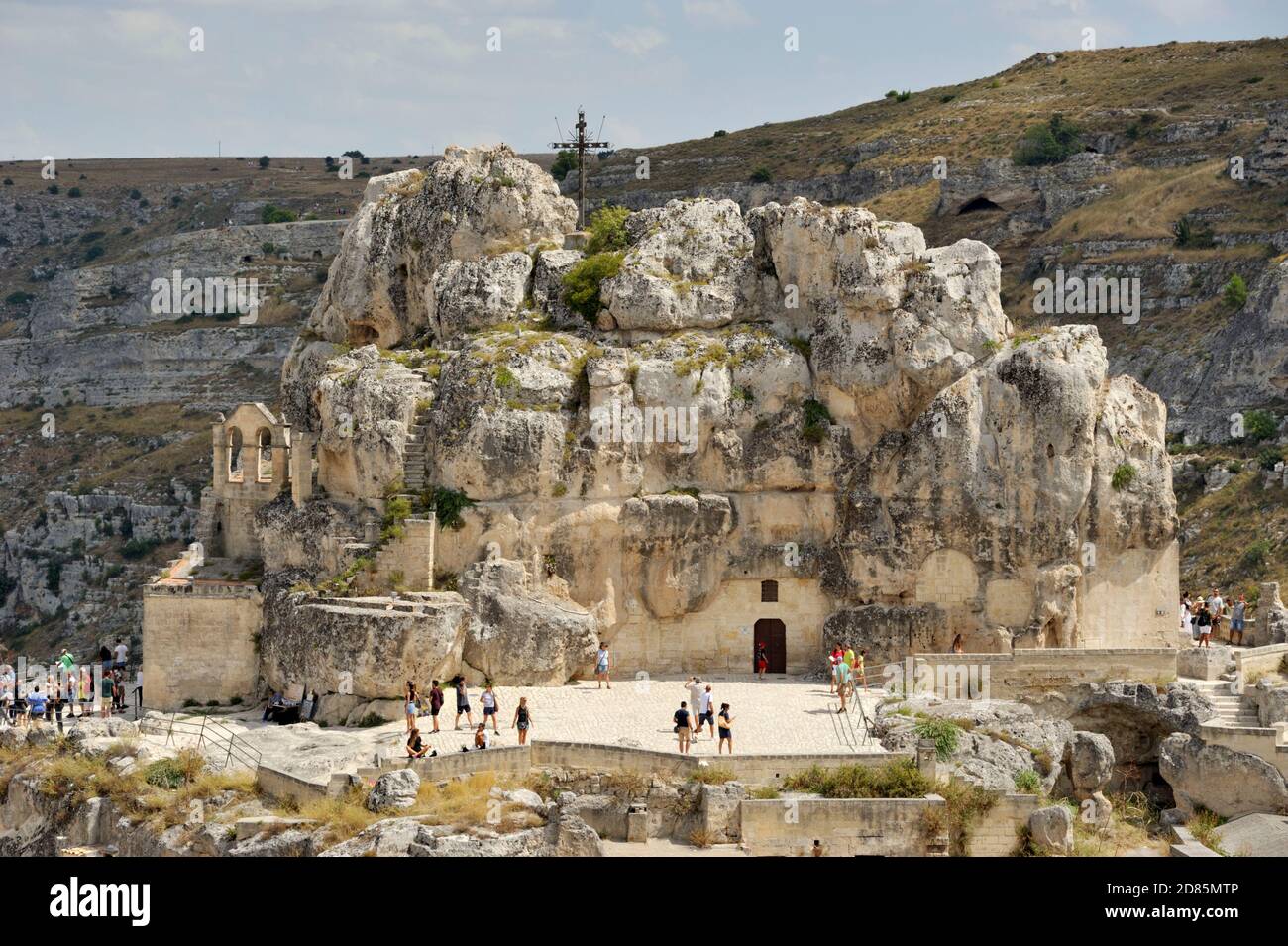 Église de Santa Maria di Idris, Sasso Caveoso, Sassi, Matera, Basilicate, Italie Banque D'Images