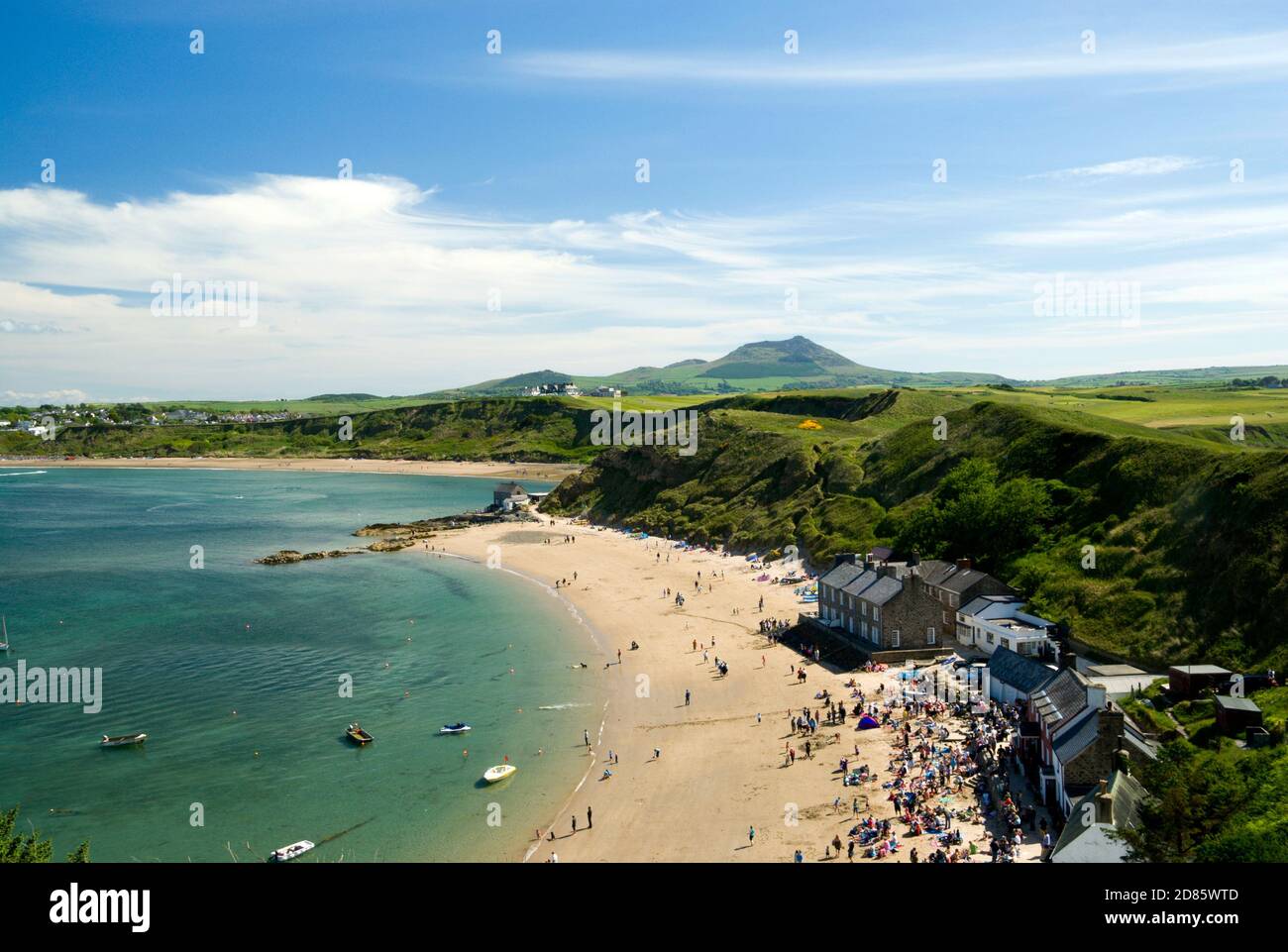 Porth Dinllaen, Nefyn, péninsule de Lleyn, Gwynedd, pays de Galles du Nord. Banque D'Images
