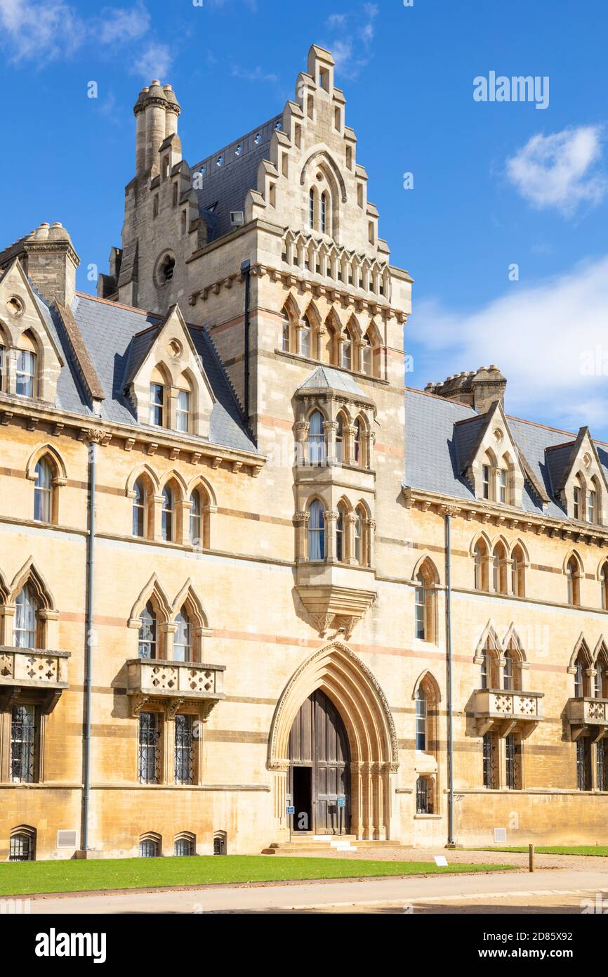Oxford University Christ Church College Oxford à partir de Broad Walk Oxford Oxfordshire Angleterre Royaume-Uni GB Europe Banque D'Images