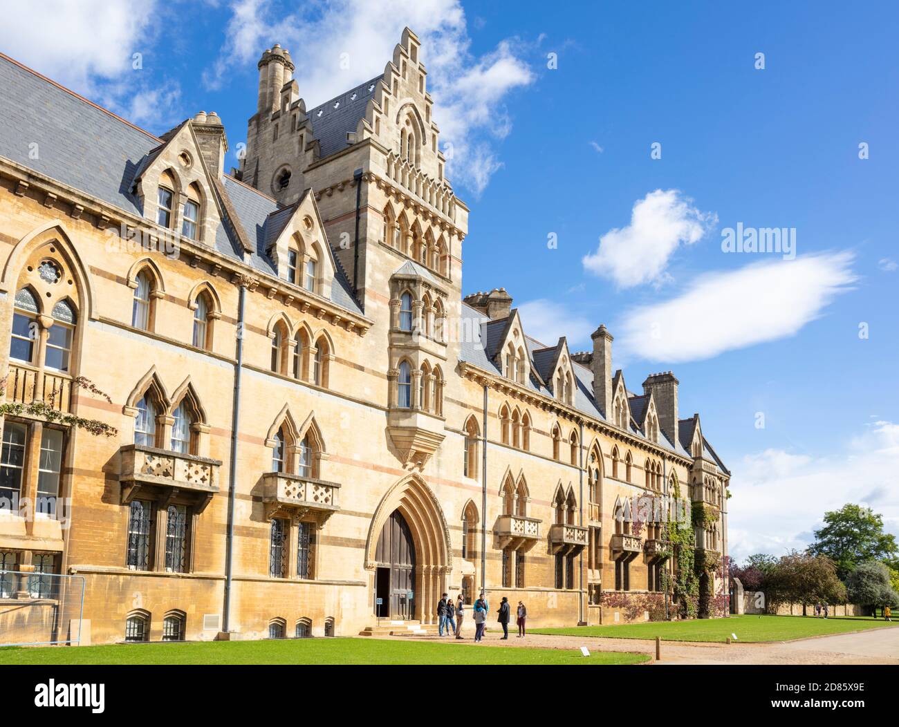 Oxford University Christ Church College Oxford à partir de Broad Walk Oxford Oxfordshire Angleterre Royaume-Uni GB Europe Banque D'Images