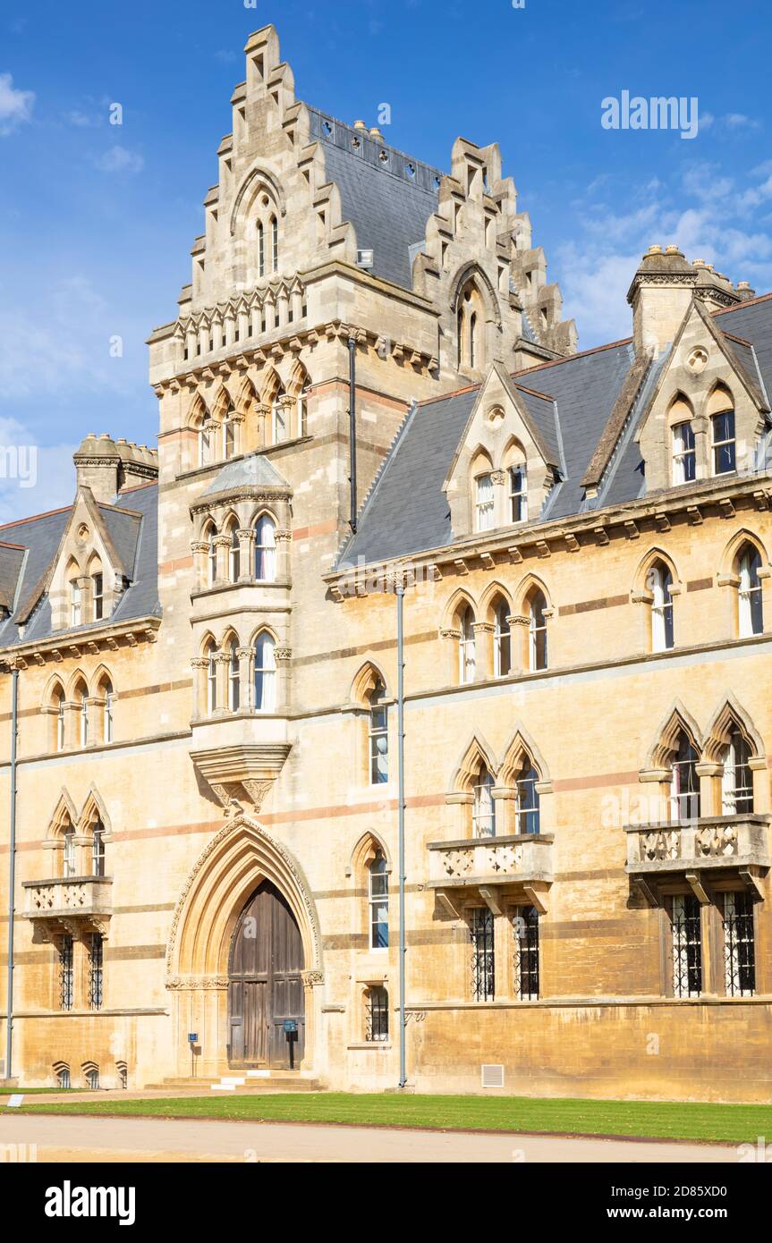 Oxford University Christ Church College Oxford à partir de Broad Walk Oxford Oxfordshire Angleterre Royaume-Uni GB Europe Banque D'Images