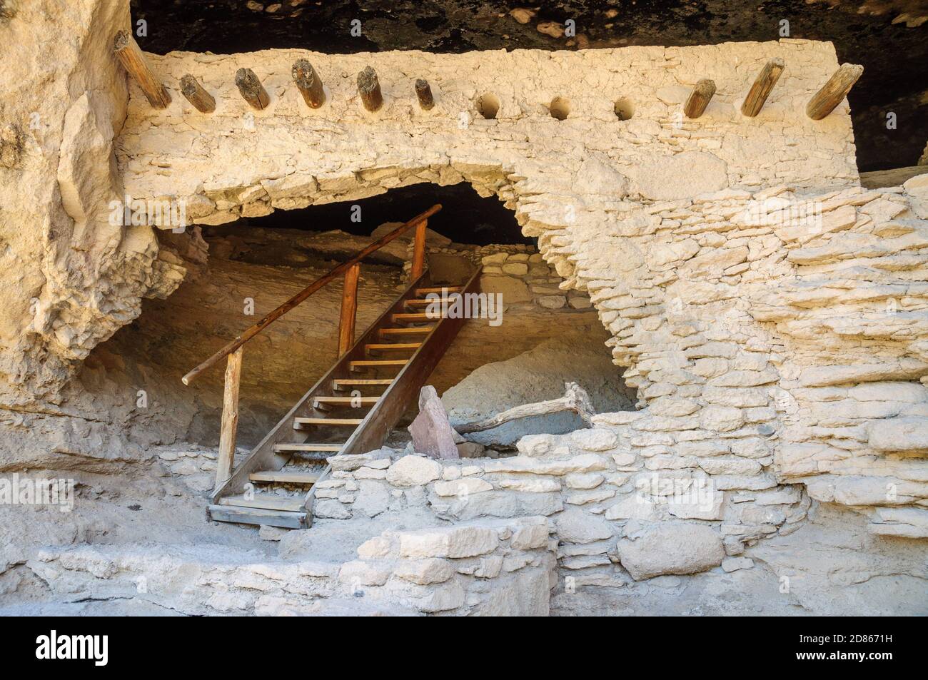 Gila Cliff dwellings National Monument Banque D'Images