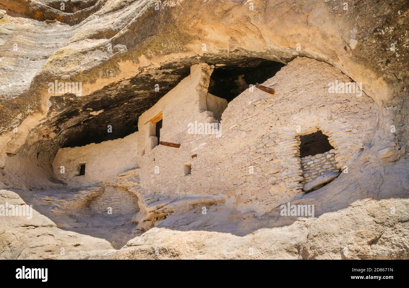 Gila Cliff dwellings National Monument Banque D'Images