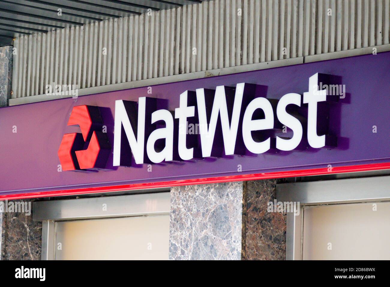 Camberley, Royaume-Uni, 28 juillet 2019 :- UNE succursale de la banque NatWest, appartenant au Groupe Royal Bank of Scotland Banque D'Images