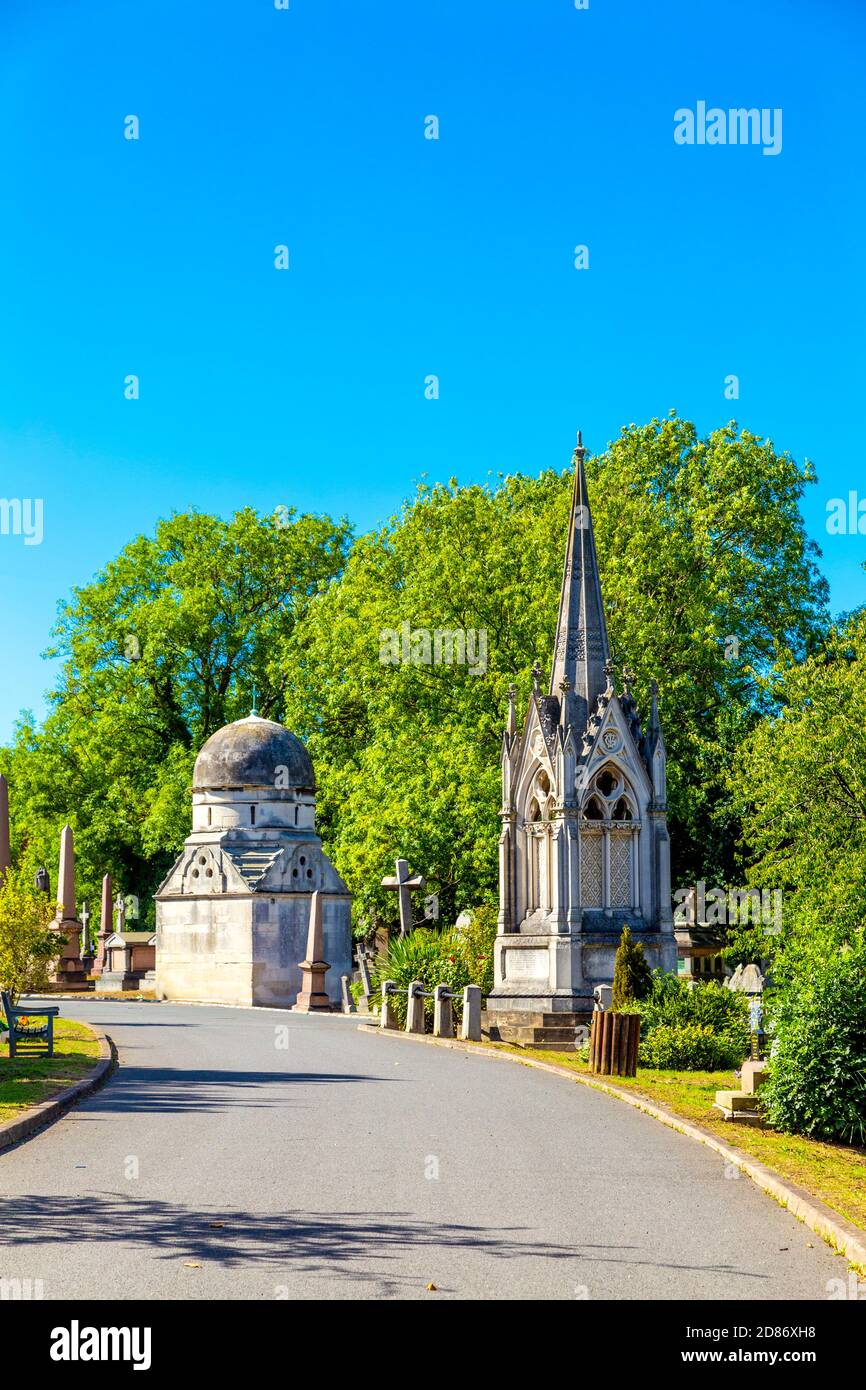 West Norwood Cemetery, Londres, UK Banque D'Images