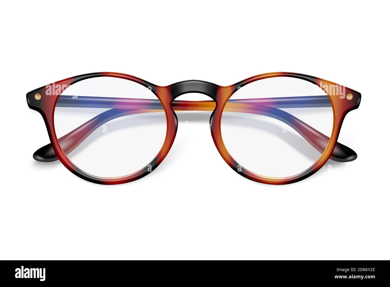 Vector 3d Realistic plastique Brown Leopard lunettes de vue à rebord gros  plan isolé sur fond blanc. Femmes, hommes, accessoire mixte. Optique, Santé  Image Vectorielle Stock - Alamy