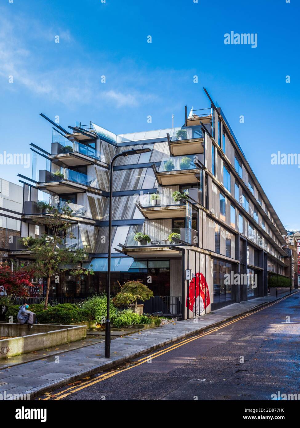 Nobu Hotel London Shoreditch - un hôtel de luxe dans le quartier créatif de l'est de Londres. Architecte Ben Adams Architectes 2017 Banque D'Images