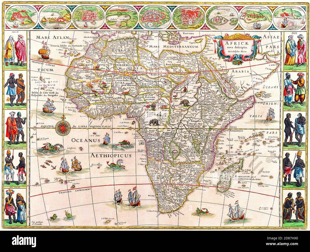 Ancienne carte de l'afrique Banque de photographies et d’images à haute — free download
