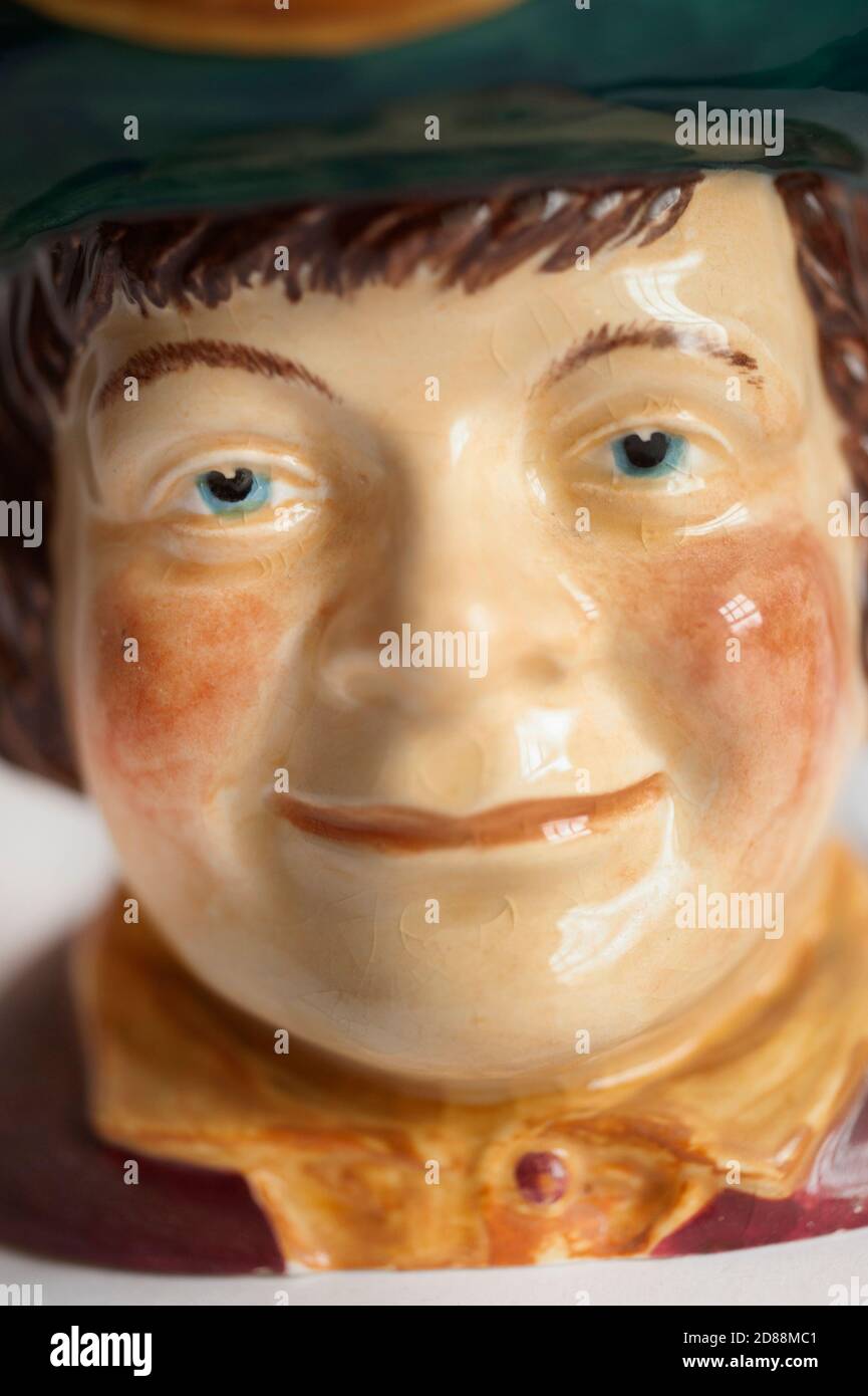 Jim Hawkins Toby Jug / Treasure Island par Midwinter Stoke Sur Trent Banque D'Images