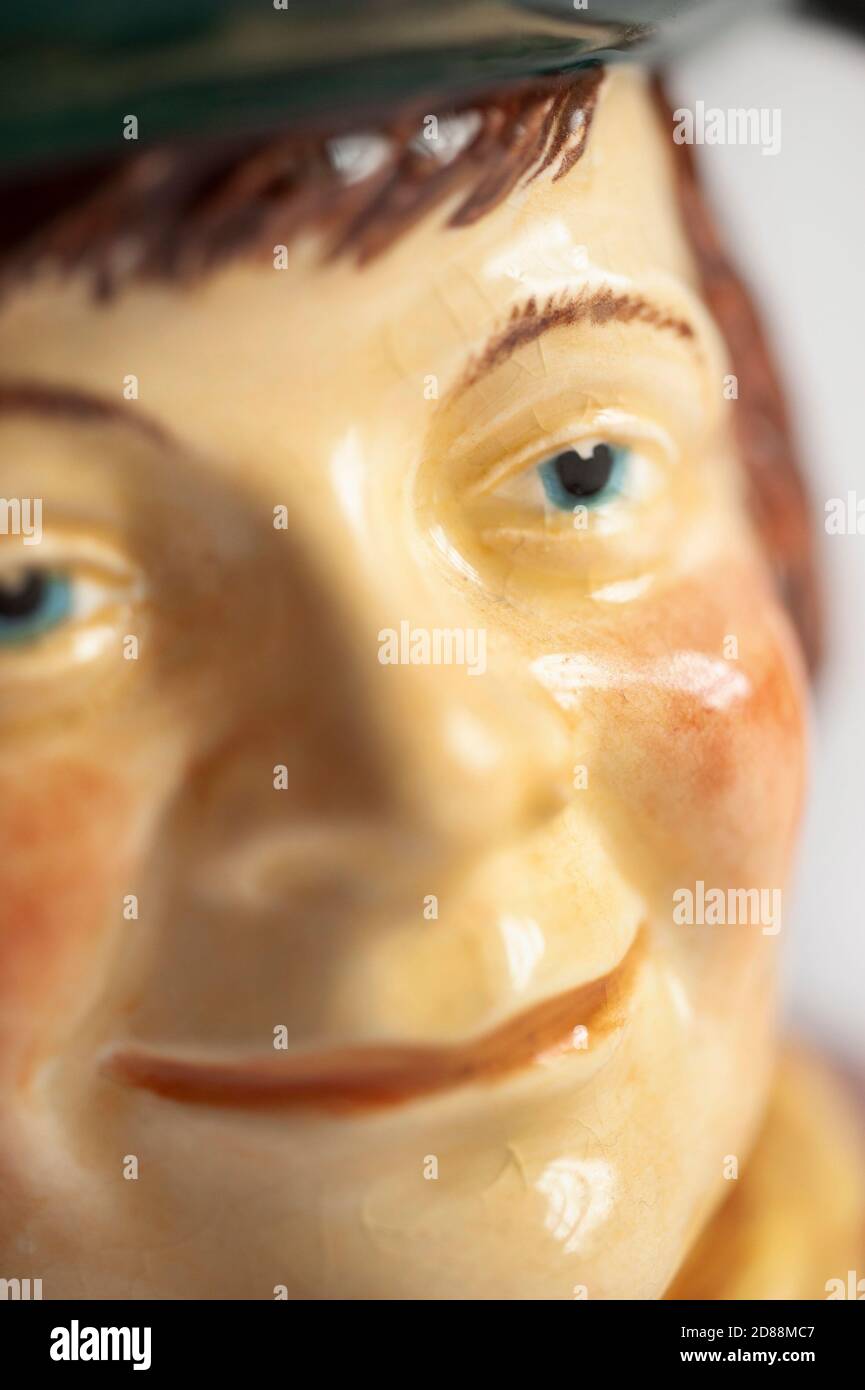 Jim Hawkins Toby Jug / Treasure Island par Midwinter Stoke Sur Trent Banque D'Images