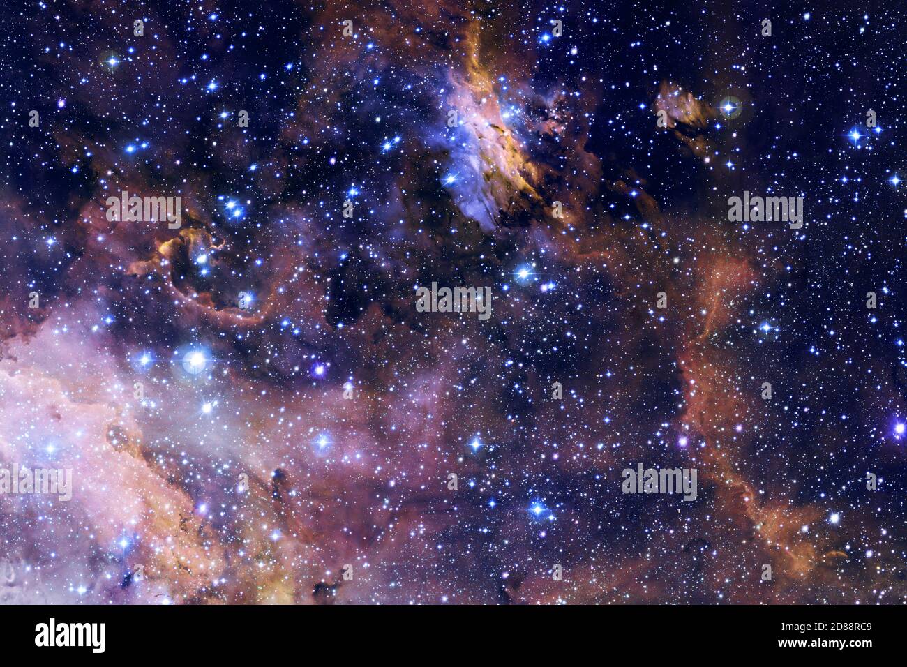 Espace. Cosmos de science-fiction. Éléments de cette image fournis par la NASA Banque D'Images