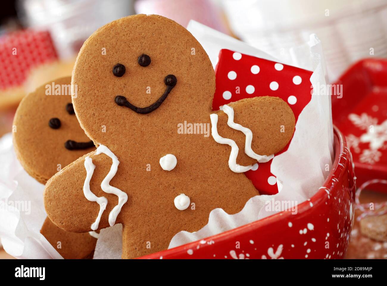 Biscuits de Noël Banque D'Images