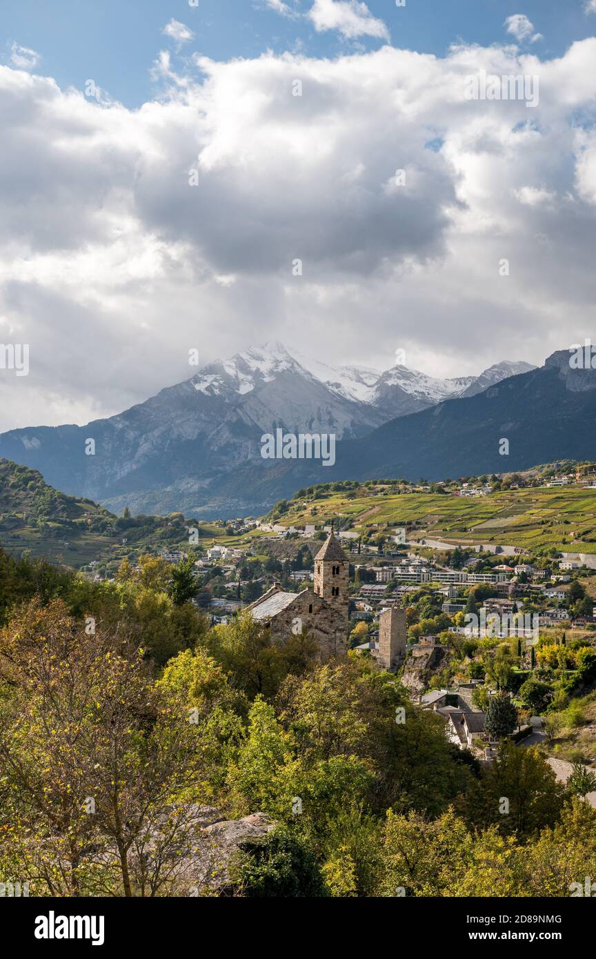 Chapelle de tous-les-Saints, Valère, Sion Banque D'Images