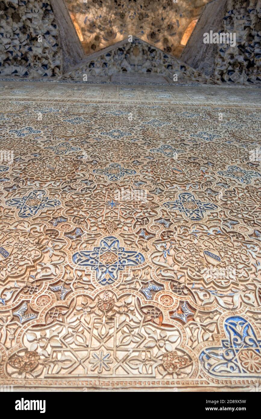 Détails Alhambra, Grenade, image HDR Photo Stock - Alamy