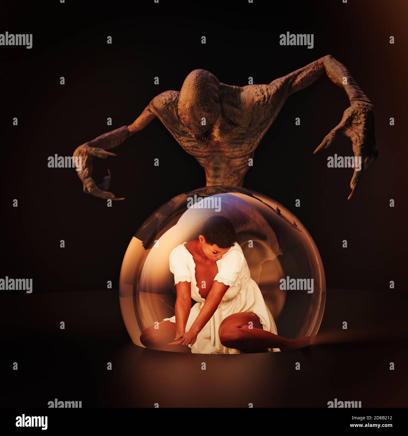 Nightmare, CGI chiffres aucun MR requis Banque D'Images