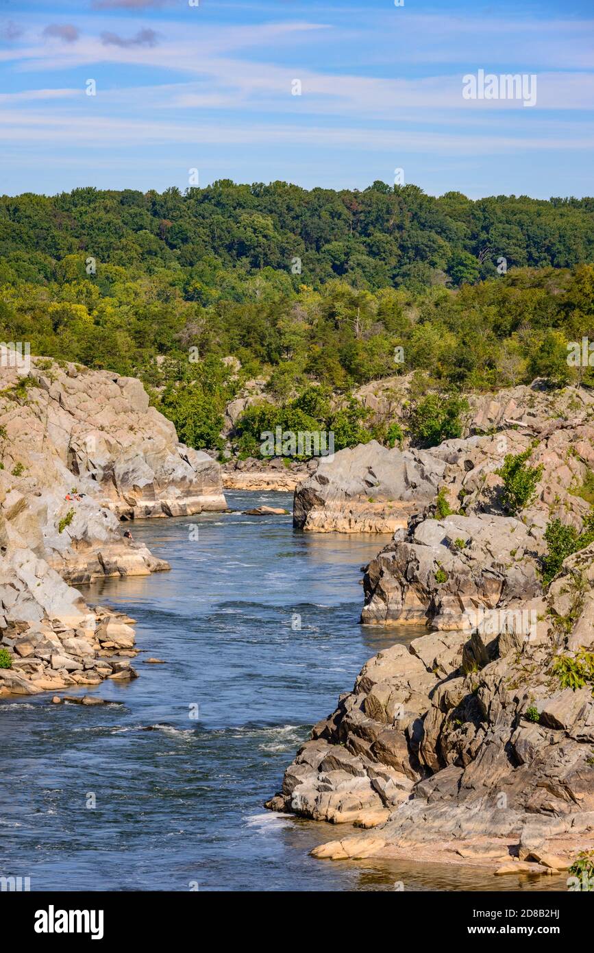 Great Falls Park Banque D'Images