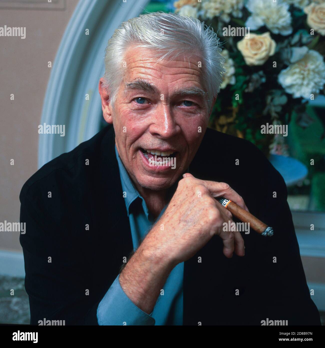 L'acteur américain James Coburn au film américain de Deauville Festival en France 1997 Banque D'Images