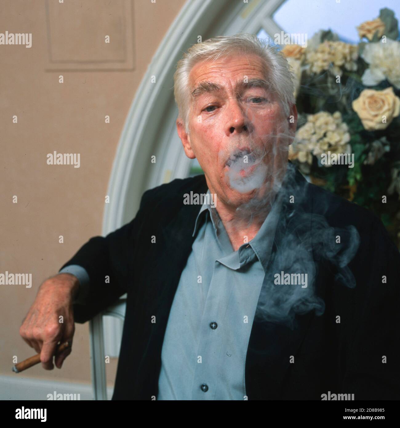 L'acteur américain James Coburn au film américain de Deauville Festival en France 1997 Banque D'Images