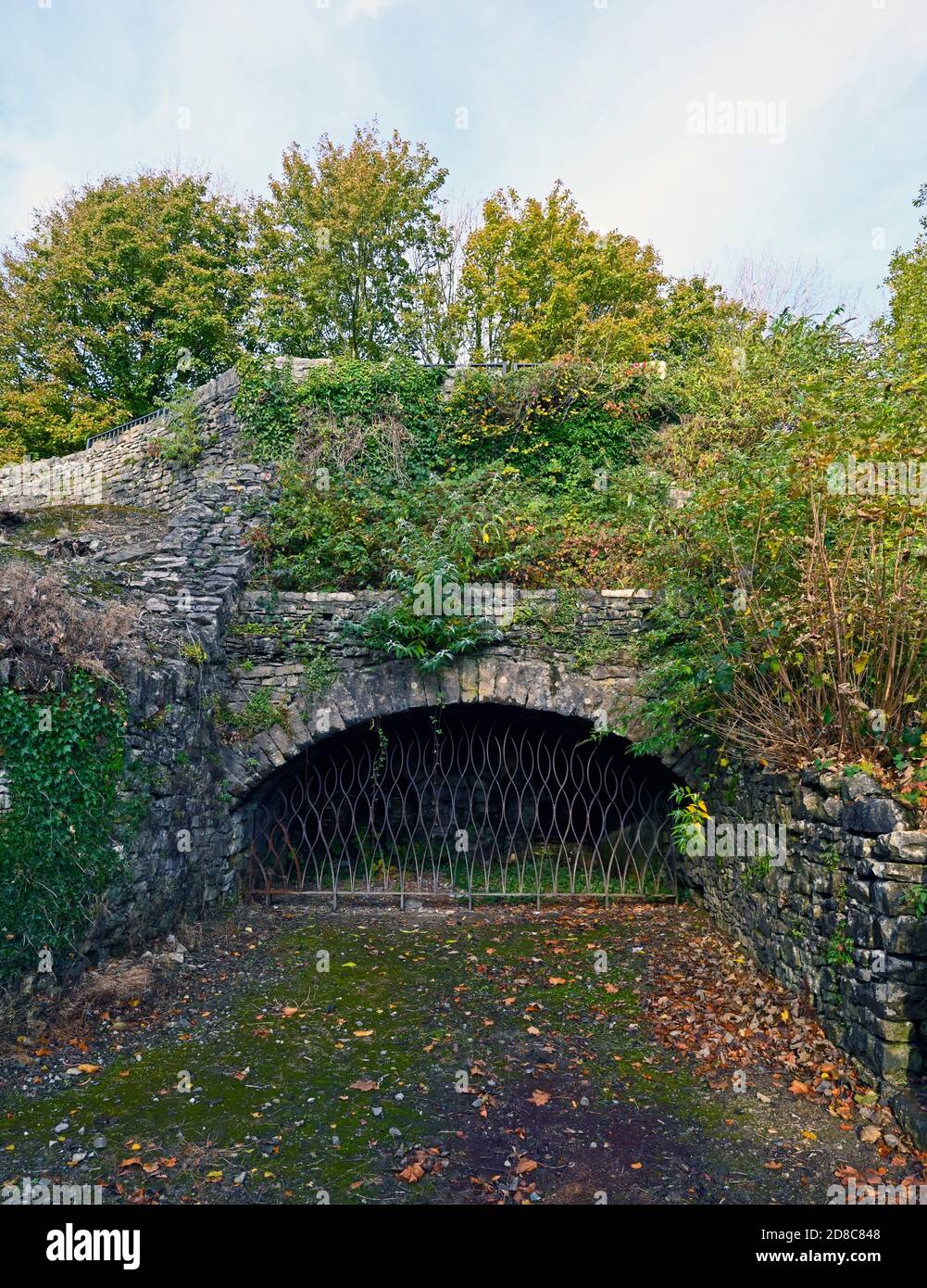 Four vert-de-lime Greenside, Kendal, Cumbria, Angleterre, Royaume-Uni, Europe. Banque D'Images