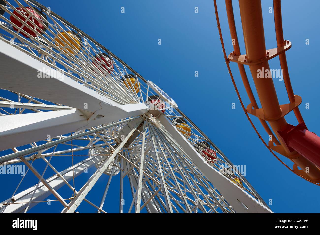 Pacific Park, jetée de Santa Monica, Californie, États-Unis Banque D'Images