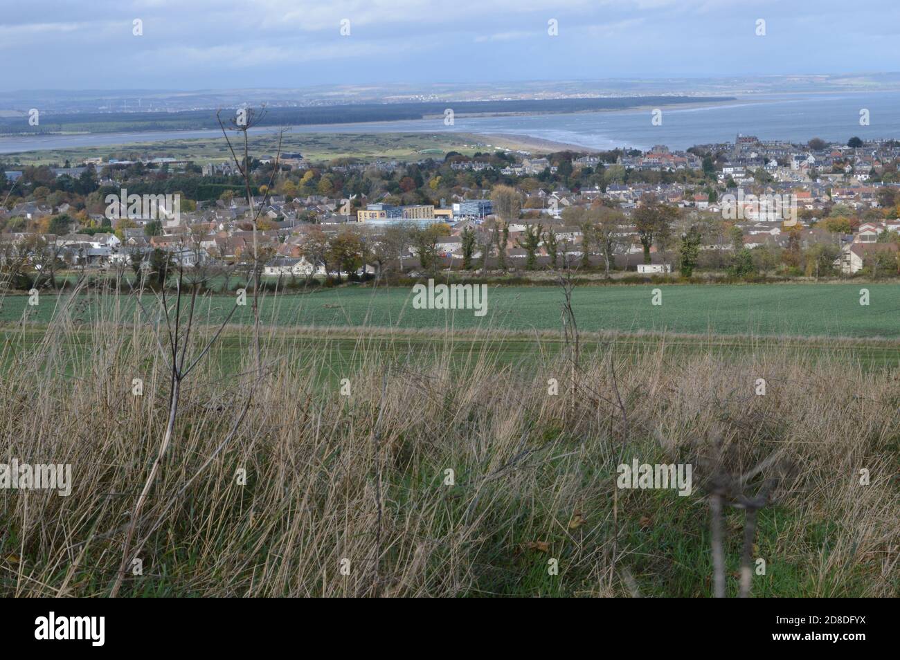 Vue de l'autre côté de St Andrews depuis Lambiletham, 25 octobre 2020 Banque D'Images