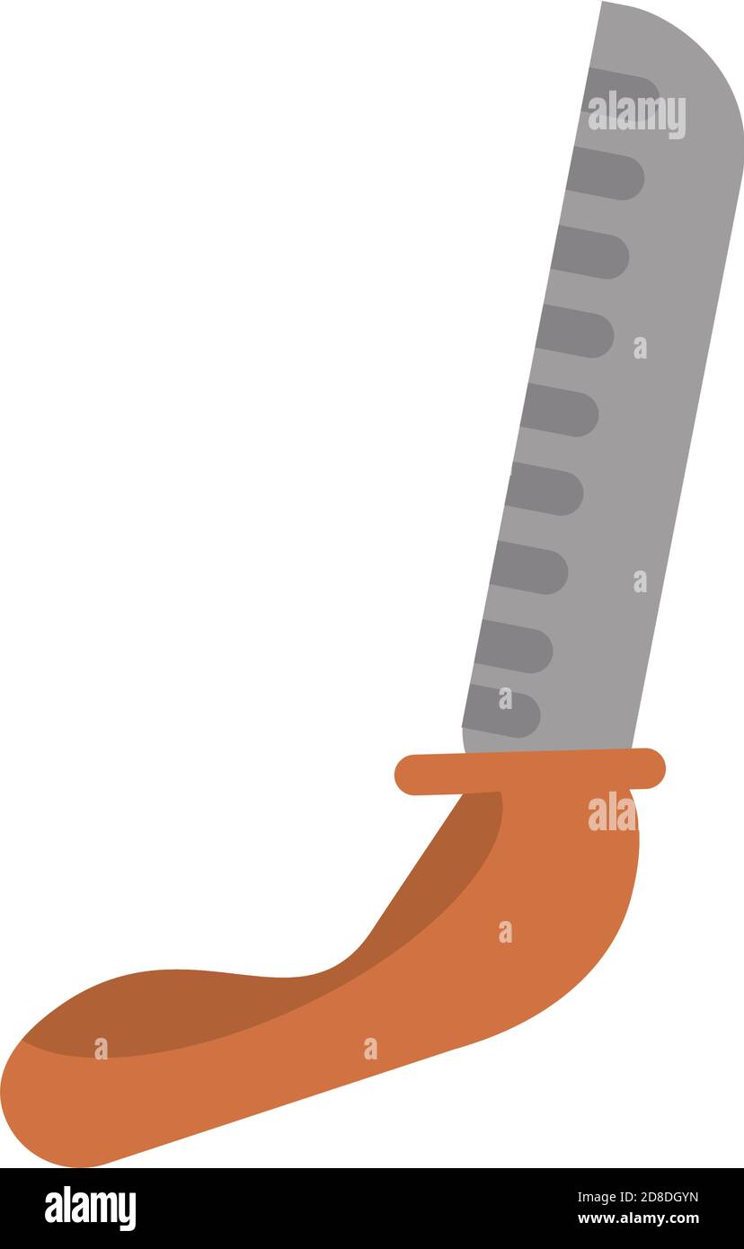 outil de jardinage de faucille modèle plat icône dessin vectoriel Image  Vectorielle Stock - Alamy