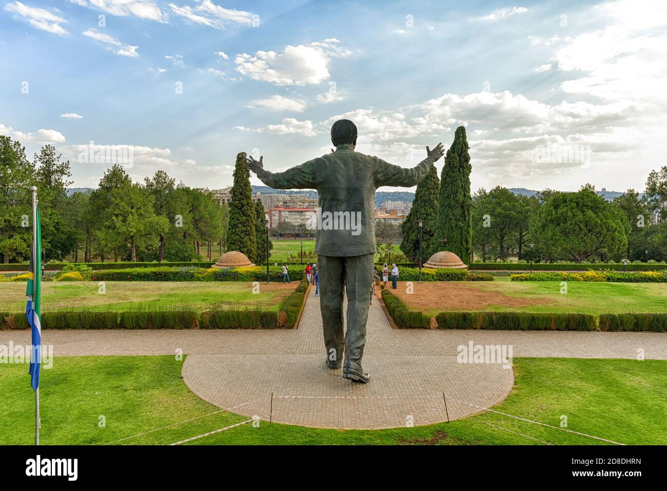 La statue de Nelson Mandela à l'Union Buildings, Pretoria, Afrique du Sud Photo Stock Alamy