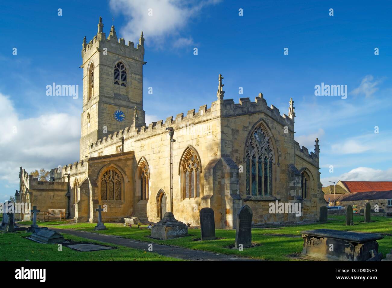 Royaume-Uni, Yorkshire du Sud, Barnburgh, église St Peter Banque D'Images