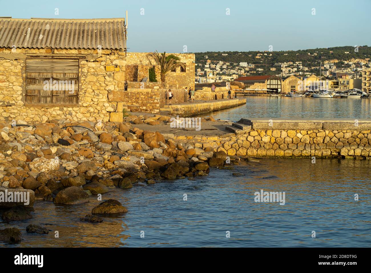 Die Firkas Festung am alten Venezianischen Hafen, Chania, Kreta, Griechenland, Europa | la forteresse de Firkas dans le vieux port vénitien de Chania, Banque D'Images