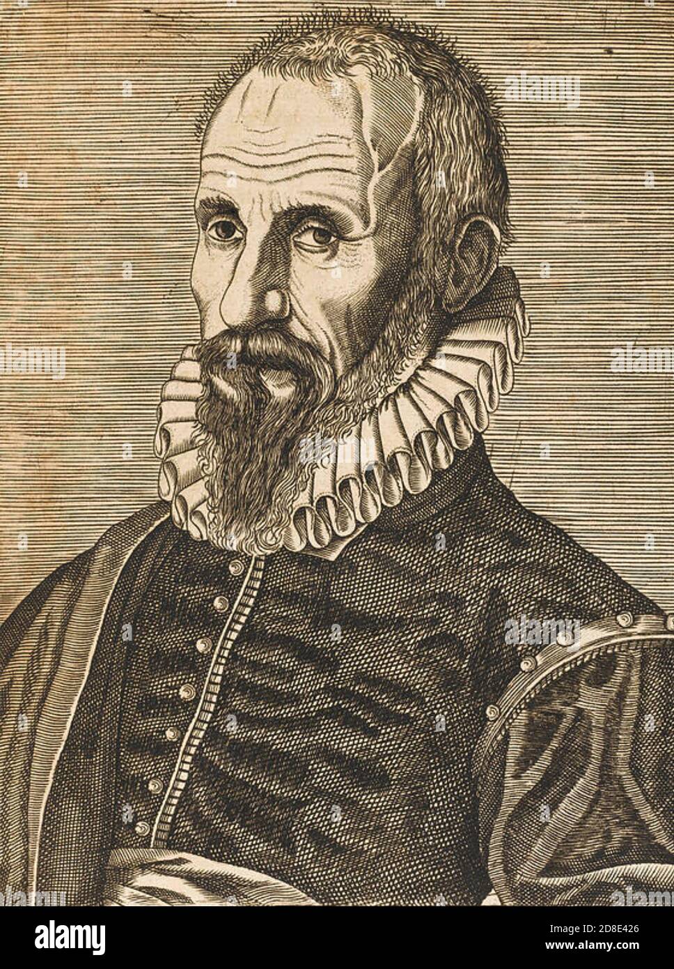 AMBROISE PARÉ (c 1510-1590) chirurgien coiffeur français Banque D'Images