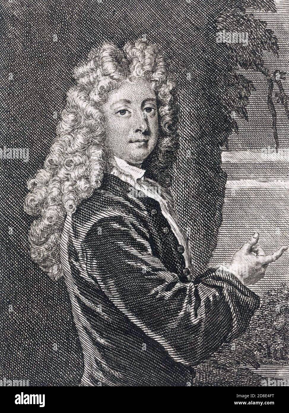 WILLIAM CONGREVE (1670-1729) dramaturge anglais Banque D'Images