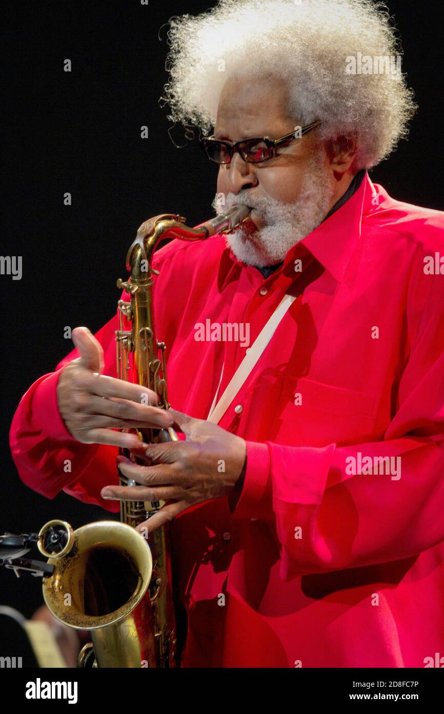 Sonny Rollins au Festival de Jazz de Montréal, QC Canada, le 27 juin 2010.photo de Takehiko Tokiwa/AFLO) Banque D'Images