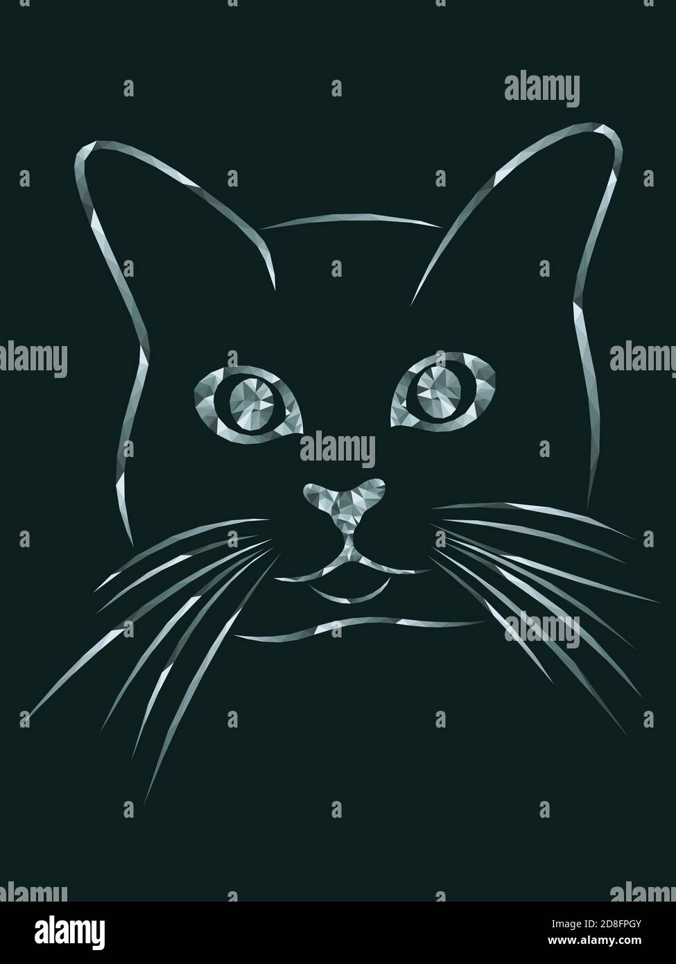 Cat Mosaic Banque D Images Vectorielles Page 2 Alamy