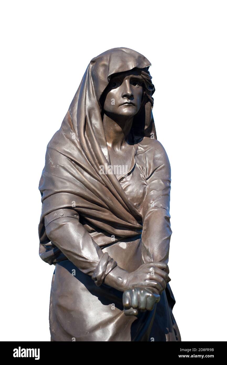 Statue Lady Macbeth de William Shakespeare à Stratford-upon-Avon Warwickshire Angleterre Royaume-Uni Banque D'Images