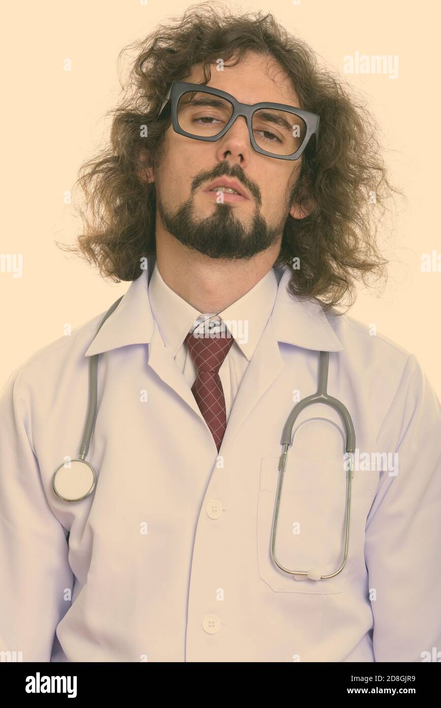 Portrait de l'homme médecin à fatigué Banque D'Images